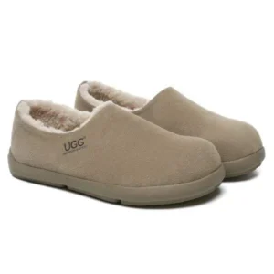 כפכפי UGG Ankle Clog לגברים בצבע חאקי – תמונה 4