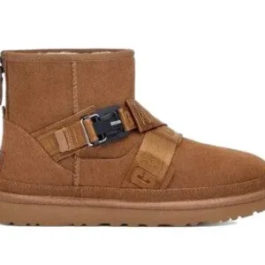 ⁦מגפי UGG Classic Mini Quickclick לגברים בצבע חום⁩ – תמונה ⁦1⁩