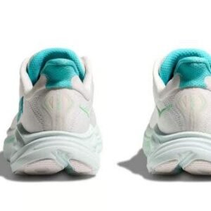 Hoka Clifton 10 Wide נעלי ריצה רחבות עם ריכוך ותמיכה 'White/Cielo Blue' – תמונה 5