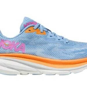 Hoka Clifton 9 Wide נעלי ריצה רחבות עם ריכוך ויציבות 'Airy Blue/Ice Water' – תמונה 1