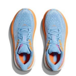 Hoka Clifton 9 Wide נעלי ריצה רחבות עם ריכוך ויציבות 'Airy Blue/Ice Water' – תמונה 5