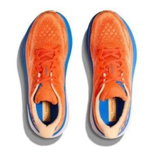 ⁦Hoka Clifton 9 Wide נעלי ריצה רחבות עם ריכוך ויציבות 'Vibrant Orange/Impala'⁩ – תמונה ⁦6⁩