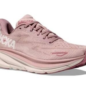 Hoka Clifton 9 Wide נעלי ריצה רחבות עם ריכוך ויציבות 'Pale Mauve/Peach Whip' – תמונה 3