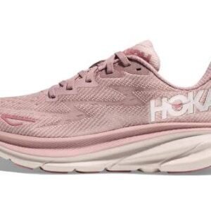 Hoka Clifton 9 Wide נעלי ריצה רחבות עם ריכוך ויציבות 'Pale Mauve/Peach Whip' – תמונה 2