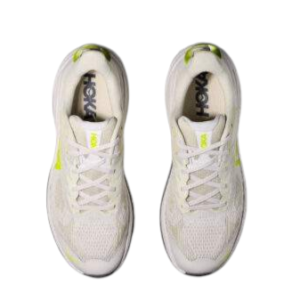 Hoka Challenger 8 נעלי ריצה ושטח קלות עם אחיזה 'White/Neon Citrus' – תמונה 4