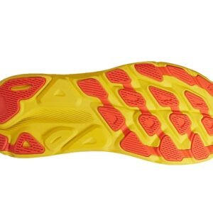 ⁦Hoka Clifton 9 Wide נעלי ריצה רחבות עם ריכוך ויציבות 'Eggnog/Passion Fruit'⁩ – תמונה ⁦4⁩