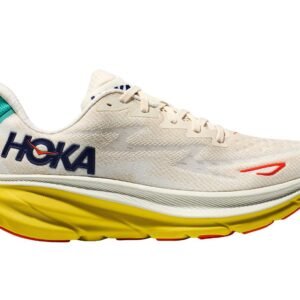 ⁦Hoka Clifton 9 Wide נעלי ריצה רחבות עם ריכוך ויציבות 'Eggnog/Passion Fruit'⁩ – תמונה ⁦1⁩