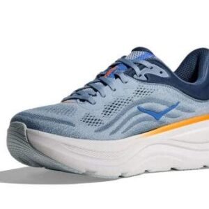 Hoka Bondi 9 Wide נעלי ריצה רחבות עם ריכוך ותמיכה 'Drizzle/Downpour' – תמונה 3
