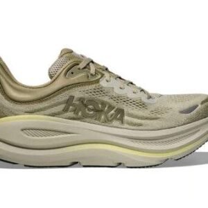 Hoka Bondi 9 Wide נעלי ריצה רחבות עם ריכוך ותמיכה 'Grassland/Oyster Mushroom' – תמונה 1