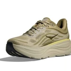Hoka Bondi 9 Wide נעלי ריצה רחבות עם ריכוך ותמיכה 'Grassland/Oyster Mushroom' – תמונה 3