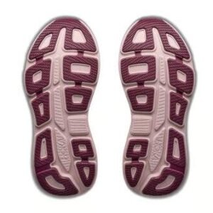 Hoka Bondi 9 Wide נעלי ריצה רחבות עם ריכוך ותמיכה 'White/Pink Opal' – תמונה 8