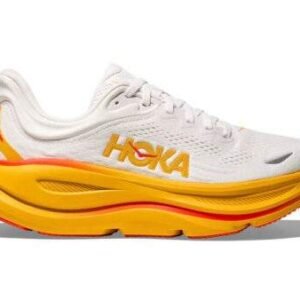 ⁦Hoka Bondi 9 Wide נעלי ריצה רחבות עם ריכוך ותמיכה 'White/Yellow'⁩ – תמונה ⁦1⁩