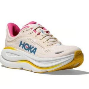 ⁦Hoka Bondi 9 Wide נעלי ריצה רחבות עם ריכוך ותמיכה 'Alabaster/Birch'⁩ – תמונה ⁦2⁩