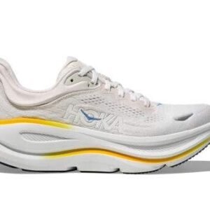 ⁦Hoka Bondi 9 נעלי ריצה עם ריכוך ותמיכה 'White/Grout'⁩ – תמונה ⁦1⁩