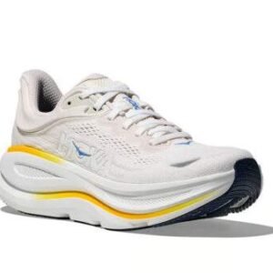 ⁦Hoka Bondi 9 נעלי ריצה עם ריכוך ותמיכה 'White/Grout'⁩ – תמונה ⁦4⁩