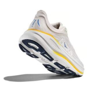 ⁦Hoka Bondi 9 נעלי ריצה עם ריכוך ותמיכה 'White/Grout'⁩ – תמונה ⁦3⁩