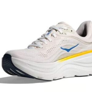 ⁦Hoka Bondi 9 נעלי ריצה עם ריכוך ותמיכה 'White/Grout'⁩ – תמונה ⁦2⁩