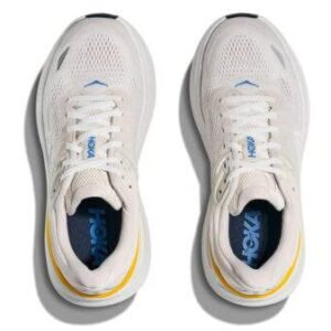 ⁦Hoka Bondi 9 נעלי ריצה עם ריכוך ותמיכה 'White/Grout'⁩ – תמונה ⁦6⁩