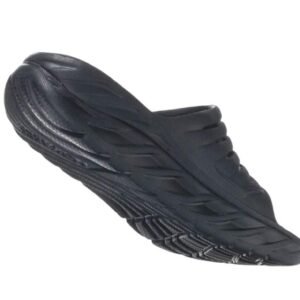 ⁦Hoka Ora Recovery כפכפי התאוששות נוחים עם ריכוך 'Black'⁩ – תמונה ⁦2⁩