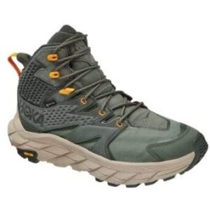 ⁦Hoka Anacapa Mid GTX מגפי טיולים עמידים למים 'Thyme/Radiant Yellow'⁩ – תמונה ⁦1⁩