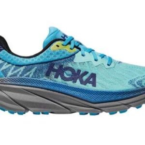 ⁦Hoka Challenger 7 Wide נעלי ריצה רחבות לשטח ולכביש 'Light Blue/Grey'⁩ – תמונה ⁦1⁩