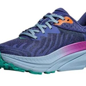 Hoka Challenger 7 Wide נעלי ריצה רחבות לשטח ולכביש 'Blue/Greenish' – תמונה 2