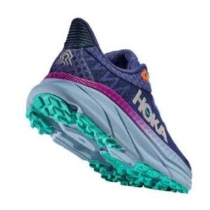 Hoka Challenger 7 Wide נעלי ריצה רחבות לשטח ולכביש 'Blue/Greenish' – תמונה 3