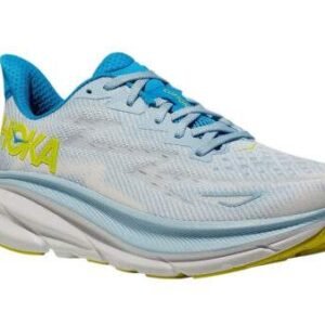 Hoka Clifton 9 Wide Ice Blue/Yellowish – נעלי ריצה רחבות עם ריפוד משופר – תמונה 2