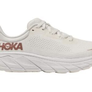 ⁦Hoka Arahi 7 נעלי ריצה יציבות וקלות 'White/Rose Gold'⁩ – תמונה ⁦1⁩