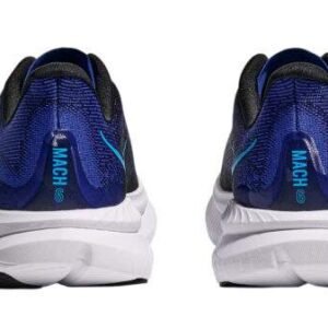 Hoka Mach 6 Black/Night Blue – נעלי ריצה קלות ומהירות עם שיכוך מתקדם – תמונה 5