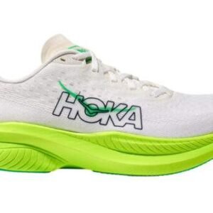 Hoka Mach 6 White/Neon Lime – נעלי ריצה קלות ומהירות עם שיכוך מתקדם – תמונה 1