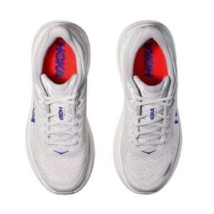 Hoka Bondi 9 Wide Grey/Ultramarine – נעלי ריצה רחבות עם ריפוד מתקדם – תמונה 4