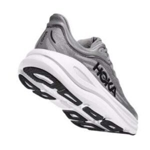 Hoka Bondi 9 Wide Grey Star – נעלי ריצה רחבות עם ריפוד מתקדם – תמונה 3