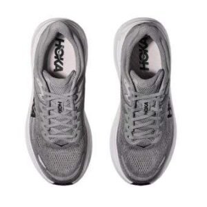 Hoka Bondi 9 Wide Grey Star – נעלי ריצה רחבות עם ריפוד מתקדם – תמונה 4
