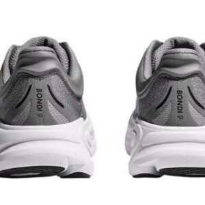 Hoka Bondi 9 Wide Grey Star – נעלי ריצה רחבות עם ריפוד מתקדם – תמונה 5