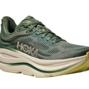 Hoka Bondi 9 Wide Green – נעלי ריצה רחבות עם ריפוד מתקדם – תמונה 2