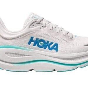 ⁦Hoka Bondi 9 Wide White/Blue – נעלי ריצה רחבות עם ריפוד מתקדם⁩ – תמונה ⁦1⁩