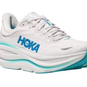 ⁦Hoka Bondi 9 נעלי ריצה מרופדות עם תמיכה 'White/Blue'⁩ – תמונה ⁦2⁩