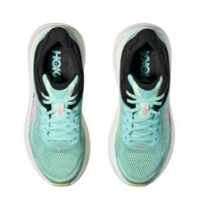 Hoka Bondi 9 נעלי ריצה מרופדות ונוחות 'Spark/Mint Blue' – תמונה 4