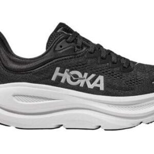 Hoka Bondi 9 Wide Black/White – נעלי ריצה רחבות עם ריפוד מתקדם – תמונה 1