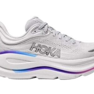 Hoka Bondi 9 נעלי ריצה מרופדות ונוחות 'Grey/White' – תמונה 1