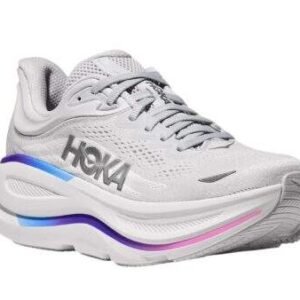 Hoka Bondi 9 נעלי ריצה מרופדות ונוחות 'Grey/White' – תמונה 2