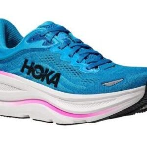 ⁦Hoka Bondi 9 Wide Sky Blue/Neon Foxy – נעלי ריצה רחבות עם ריפוד מתקדם⁩ – תמונה ⁦2⁩