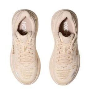 ⁦Hoka Bondi 9 Wide נעלי ריצה רחבות עם ריכוך ותמיכה 'Vanilla'⁩ – תמונה ⁦4⁩