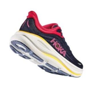 Hoka Bondi 9 Wide נעלי ריצה רחבות עם ריכוך ותמיכה 'Navy/Twilight' – תמונה 3
