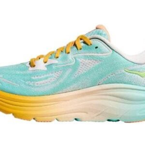 Hoka Clifton 10 Wide Shimmering Blue/White – נעלי ריצה רחבות עם ריפוד מתקדם – תמונה 2