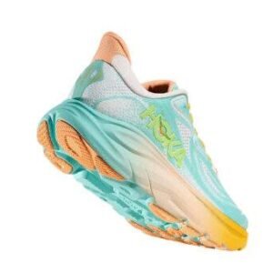 Hoka Clifton 10 Wide Shimmering Blue/White – נעלי ריצה רחבות עם ריפוד מתקדם – תמונה 3