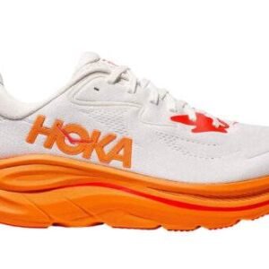 Hoka Clifton 10 Wide Frost/Orange – נעלי ריצה רחבות עם ריפוד מתקדם – תמונה 1