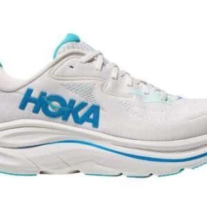Hoka Clifton 10 Wide White/Blue – נעלי ריצה רחבות עם ריפוד מתקדם – תמונה 1