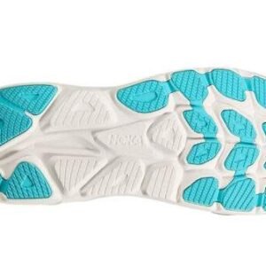 Hoka Clifton 10 Wide White/Blue – נעלי ריצה רחבות עם ריפוד מתקדם – תמונה 4